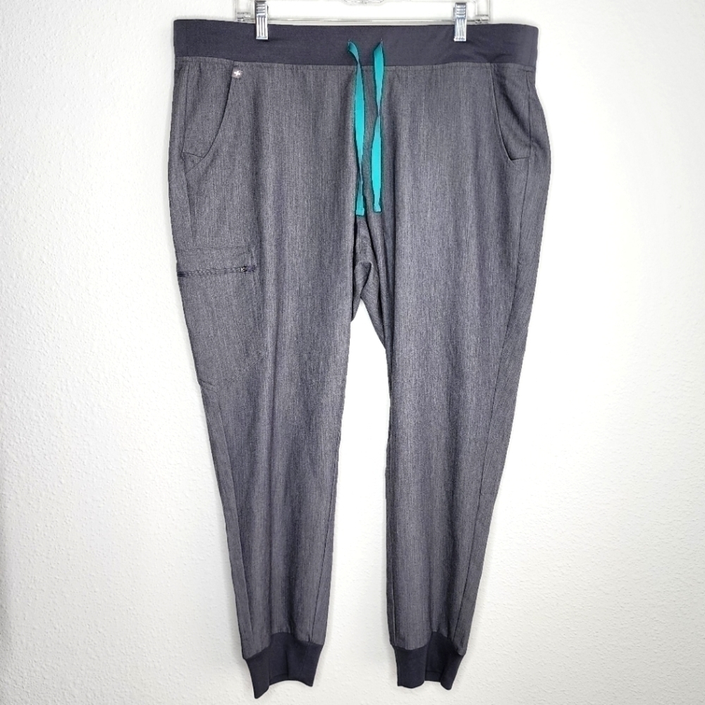 Figs NWT Zamora Jogger Scrub Pants Graphite XXL
